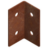 CORGARDEN Modo Spojka na záhradný obrubník 3 x 3 x 6 cm, corten, rohová CORGARDEN 1027