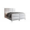Čalúnená posteľ boxspring GRETA + úložný priestor + vrchný matrac - jasmine 81 / 180x200