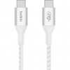 Belkin BOOST CHARGE™ USB-C na USB-C kabel 240W, 2m, bílý - odolný CAB015bt2MWH