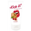 Lick it! Lubrikačný a masážny gél Čerešňa 50 ml