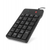 C-TECH KBN-01/Drôtová USB/UK layout/Čierna (KBN-01)