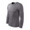 Malfini FIT-T LS 119 Tričko pánske M, Oceľovo sivá