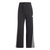adidas Future Icons 3-Stripes Open Hem Joggers Womens Black/White M (12-14)