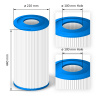 Crystalline Pool Spa Filter Filtračné kartuše SC822