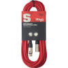Stagg SMC10 CRD, mikrofonní kabel XLR/XLR, 10m, červený
