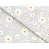 Dreamy Linens Obrusovina PVC sivá Kvety