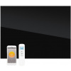 InfraTherm Nástěnný skleněný infrapanel GLASS 700 W černý 120 × 60 cm, WiFi, termostat