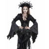 dámska blúzka s dlhým rukávom DEVIL FASHION - Black Gothic Top - ETT048