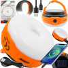 Dobíjacie slnečné svietidlo 500 lm +110 lm, 2000 mAh, Verke V87550