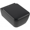Villeroy & Boch Skyla Combi-Pack - SET závesné WC TwistFlush[e³] + sedátko SoftClosing, CeramicPlus, Pure Black 4682CLR7