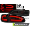 Zadné svetlá Seat Ibiza 2002-2008, LED BAR dymové, červené