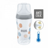 Dojčenská fľaša NUK Perfect Match Temperature Control 260 ml sivá