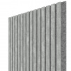 WALL CONCEPT akustický panel Raw Imperial, sivý filc + MDF, 2750x604x21 mm, 1,66 m2