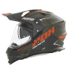 Helma NOX N312 VAPOR khaki matná/oranžová - XS