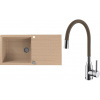 Set Alveus (dřez Cadit 50 Beige 55 + baterie Mintas Béžová/Chrom) SETA25121