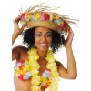 Klobúk - HAWAIIAN BEACH - slamený s kvetmi, Unisex