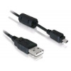 Delock kabel USB 2.0 k fotoaparátům Nikon 8pin UC-E6 USB 1,83m 82414