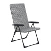 Polohovacie záhradné kreslo Barletta Black Edition H039-06PB PATIO