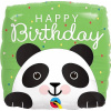 Fóliový balónek čtverec - Panda 46cm