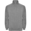 Aneto mikina so štvrťkovým zipsom, sivá Marl, 2XL