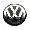 LOGO ZNAK VW ODZNAK PRIEMER 90MM ČIERNA (Logo Emblem Stamp vw priemer 90 mm čierna)