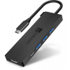 CONNECT IT USB-C hub, 5v1 (USB-C,3xUSB-A,HDMI), externí, ANTRACITOVÝ CHU-8010-AN