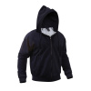 Mikina s kapucňou THERMAL na zips NÁMORNÍCKA MODRÁ veľ. M