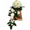 Ikebana, veniec na hrob - Tombstone kytica na doske cintorína hrobu (Ikebana, veniec na hrob - Tombstone kytica na doske cintorína hrobu)