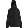 REGATTA PROFESSIONAL NAVIGATE TRF 690 / Pánska fleecová bunda s kapucňou - black/lime green M
