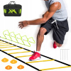 SET FUTBALOVÝ TRÉNINGOVÝ REBRÍK KOORDINAČNÝ + KUŽELE 6 m 15 KUSOV