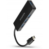 AXAGON HUE-G1C, 4x USB 3.2 Gen 1 SLIM hub, kabel USB-C HUE-G1C