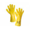 Rukavice TEKPLAST, kyselinovzdorné, žlté, veľ. 10 - CN-3660-001-150-10
