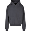 BUILD YOUR BRAND BY 162 / Pánska mikina s kapucňou z ťažkej bavlny - dark grey XS