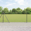 zahrada-XL Plot s stĺpmi Sivá 0.8 x 10 m Ocel potiahnutá PVC 3353618