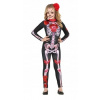 Kostým pre dievča - Kostým Los Muertos Giirca 146 (Kostýmová kostra detská kostýmy Catrina 145-158 cm)