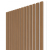 WALL CONCEPT akustický panel Dub zimný, biely filc + MDF, 2750x604x21 mm, 1,66 m2