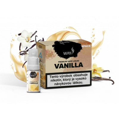 WAY to Vape Vanilla objem: 4x10ml, nikotín/ml: 6mg