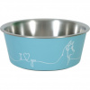 Zolux Miska nerez pes LOVE DOG 400ml modrá
