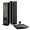 Set Focal Aria EVO X N°2 čierny lak + Naim CI-Uniti 102