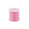 Šnúrka PES Ø0,5 mm - 1 ks 2 (3) ružová sv.