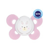 CHICCO Cumlík Physio Comfort silikónový 0-6m dievča - zajačik 1 ks 11x5x14 biela