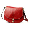 Dámska kožená kabelka Florence 21 TAMP Červená crossbody kabelka