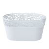 kvetináč 27,5cm TREE DTRE275-S449 biely plastový PROSPERPLAST