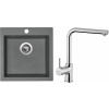 Set Sinks G672 (dřez Viva 455 Titanium 72 + baterie Elka Chrom - lesklý)
