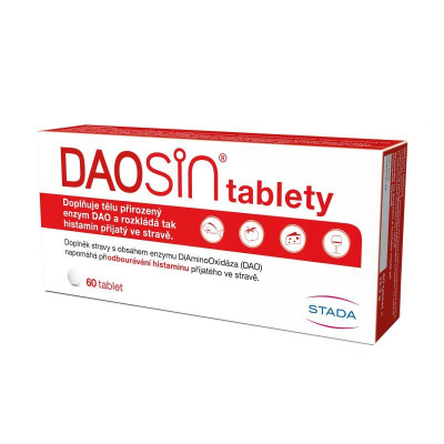 Daosin doplnok stravy s enzýmom DiAminoOxidáza – 60 tabliet