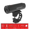 Nabíjateľné LED bicyklové svietidlo Enfitnix Navi600, dotykový pad, displej