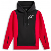 mikina IGNITE HOODIE, ALPINESTARS (černá/červená, vel. XL)