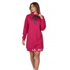 Italy Moda Dámska oversize mikina IZABELA Farba: Fuchsiová Fuchsiová