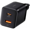 NONAME Baseus CCSUPP-E01 Super Si Quick Nabíječka USB + USB-C 30W Black