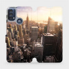 Flipové pouzdro Mobiwear - Motorola Moto E40 - M138P New York (Knížkové flip pouzdro, obal, kryt na mobil Motorola Moto E40 - M138P New York, materiál Umělá kůže + TPU - ochrana 360°, stojánek, siliko